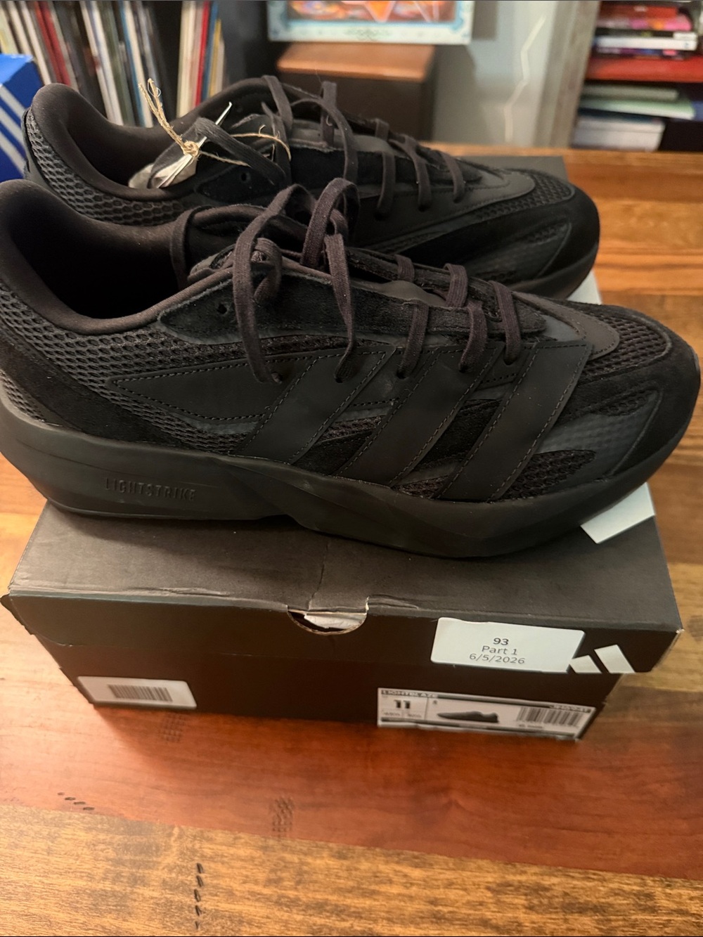 adidas Men's All-Black Athletic Sneakers